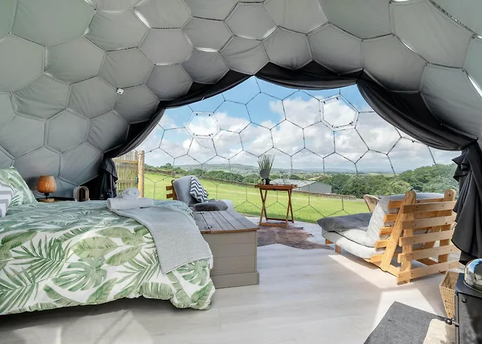 Campo de lujo Deerstone Glamping- Pendle Hill Dome